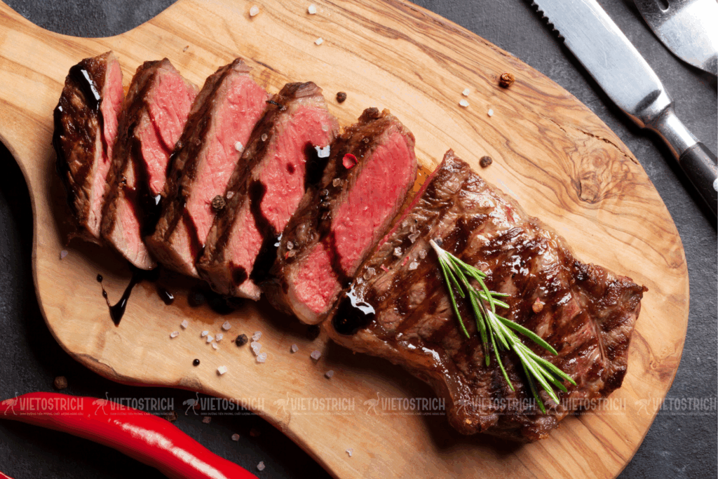 thịt đà điểu ít cholesterol tốt cho tim mạch