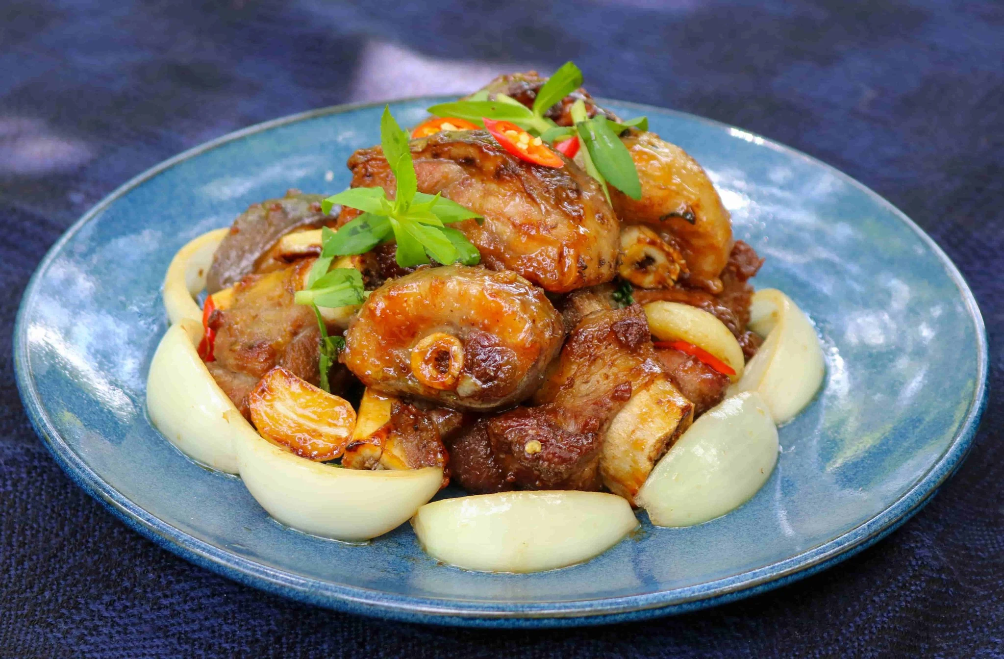 Cánh đà điểu chiên mắm