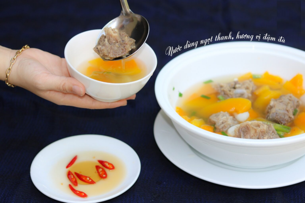 Cách nấu thịt đà điểu - canh thịt đà điểu rau củ thanh mát dễ ăn
